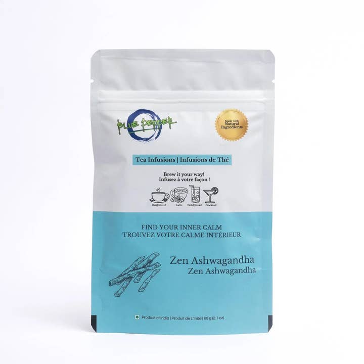 Zen Ashwagandha Tea Infusion for wholesale by Blue Pepper
