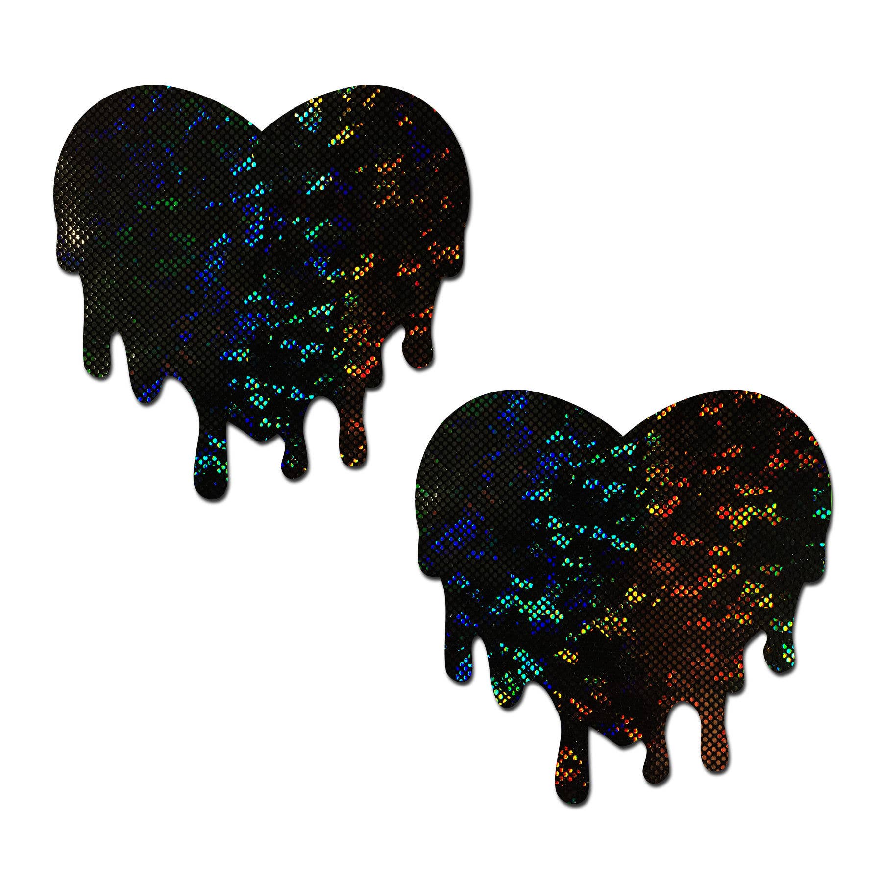 Pastease® - Venta al por mayor Pezoneras - Mujer - Melty Heart: Empanadas de cristal roto Black Melty Heart0