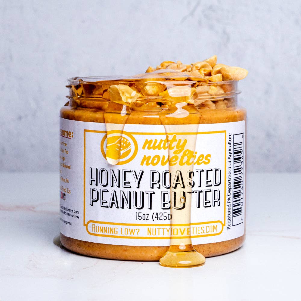 Nutty Novelties - Wholesale Nut Butter - Honey Roasted Peanut Butter