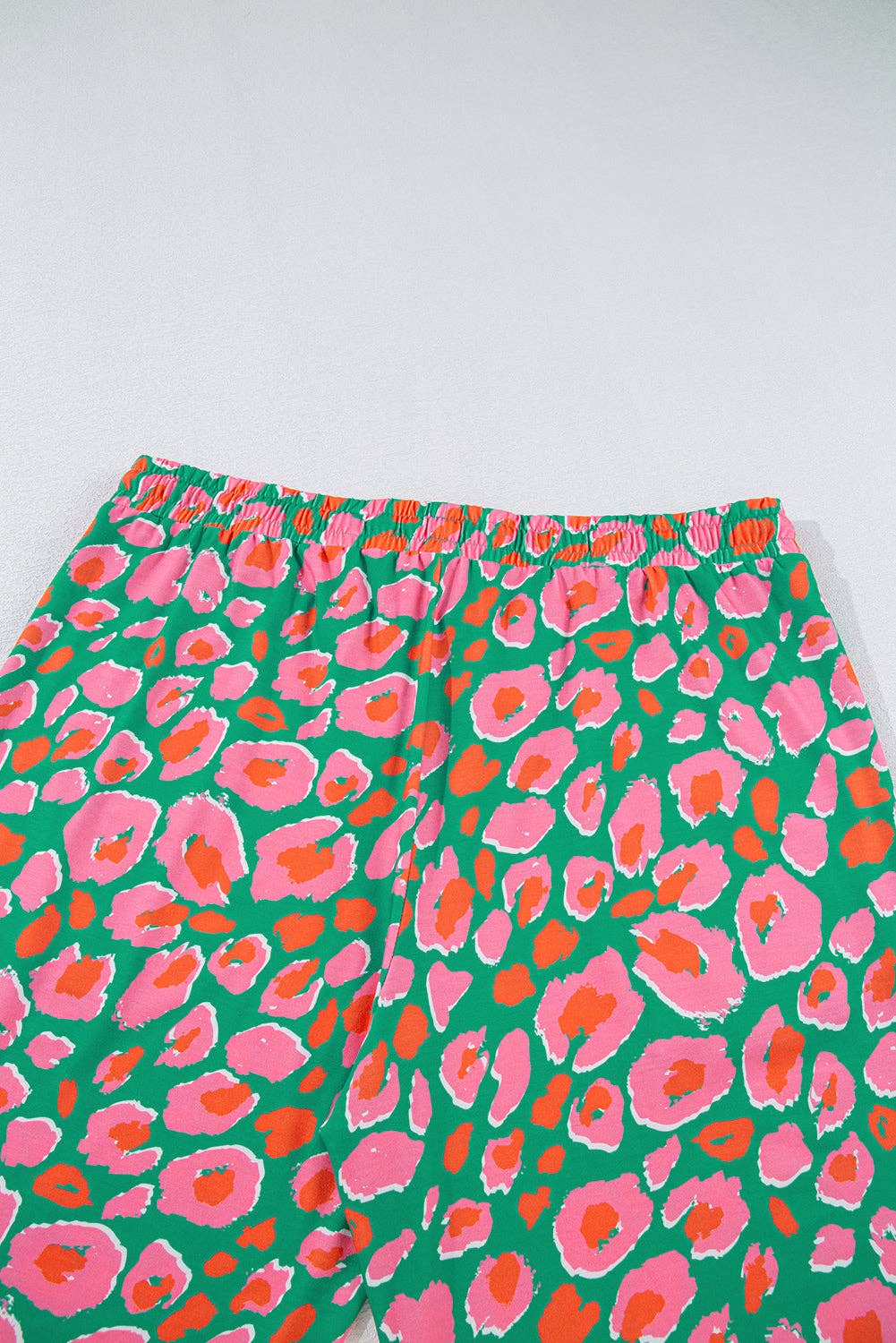 Lovesoft - Wholesale Lounge Set - Women's - Green Plus Size Printed Long Sleeve and Pants Lounge Set5