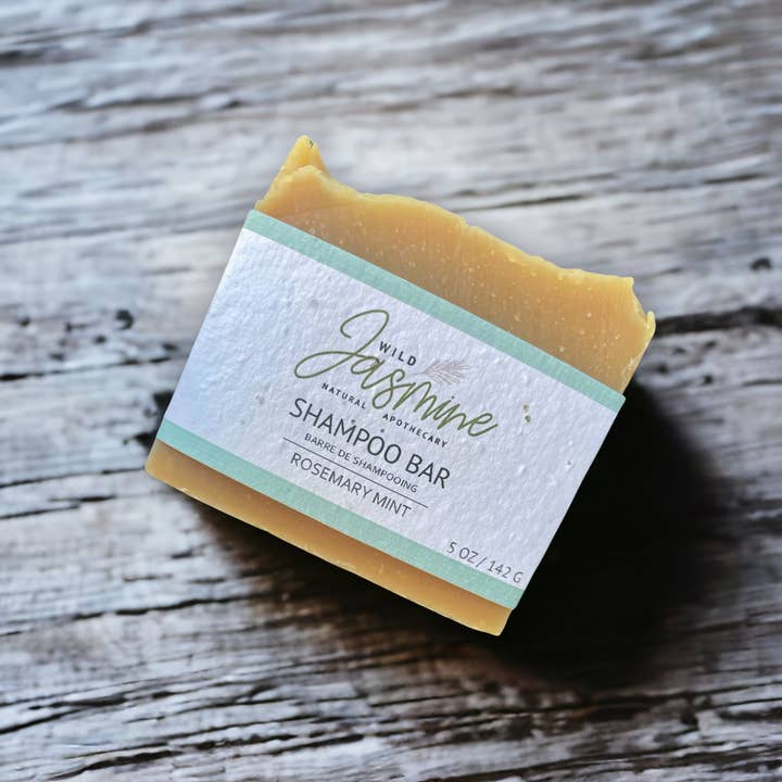 Wild Jasmine Natural Apothecary - Wholesale Shampoo Puck/Solid Shampoo - Shampoo Bar Starter Pack - 5 oz - Plantable Packaging2