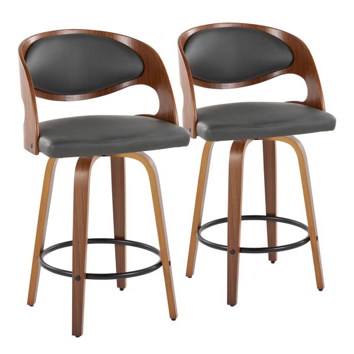 Pino 26" Fixed-Height Counter Stool - Set of 2 for wholesale by LumiSource and Grandview Gallery