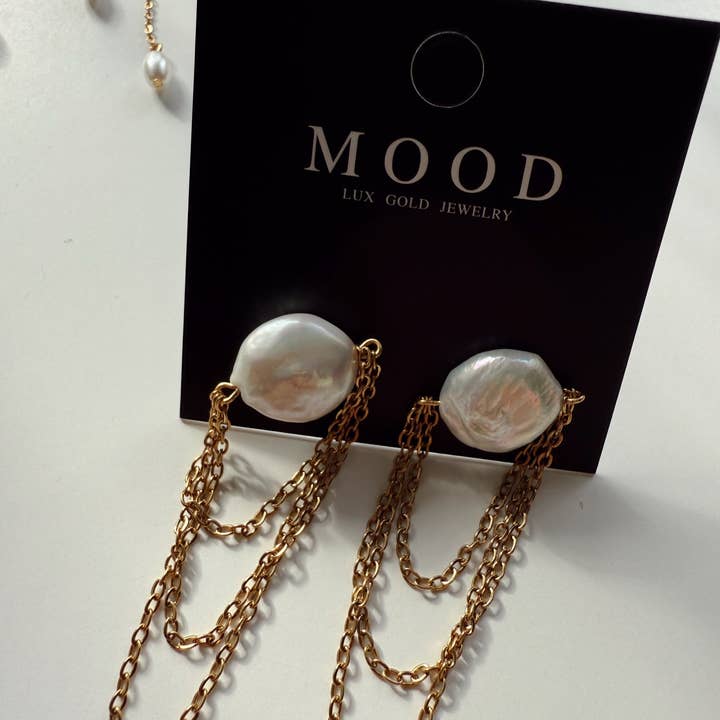 Palm Beach pärlörhängen för wholesale av MOOD