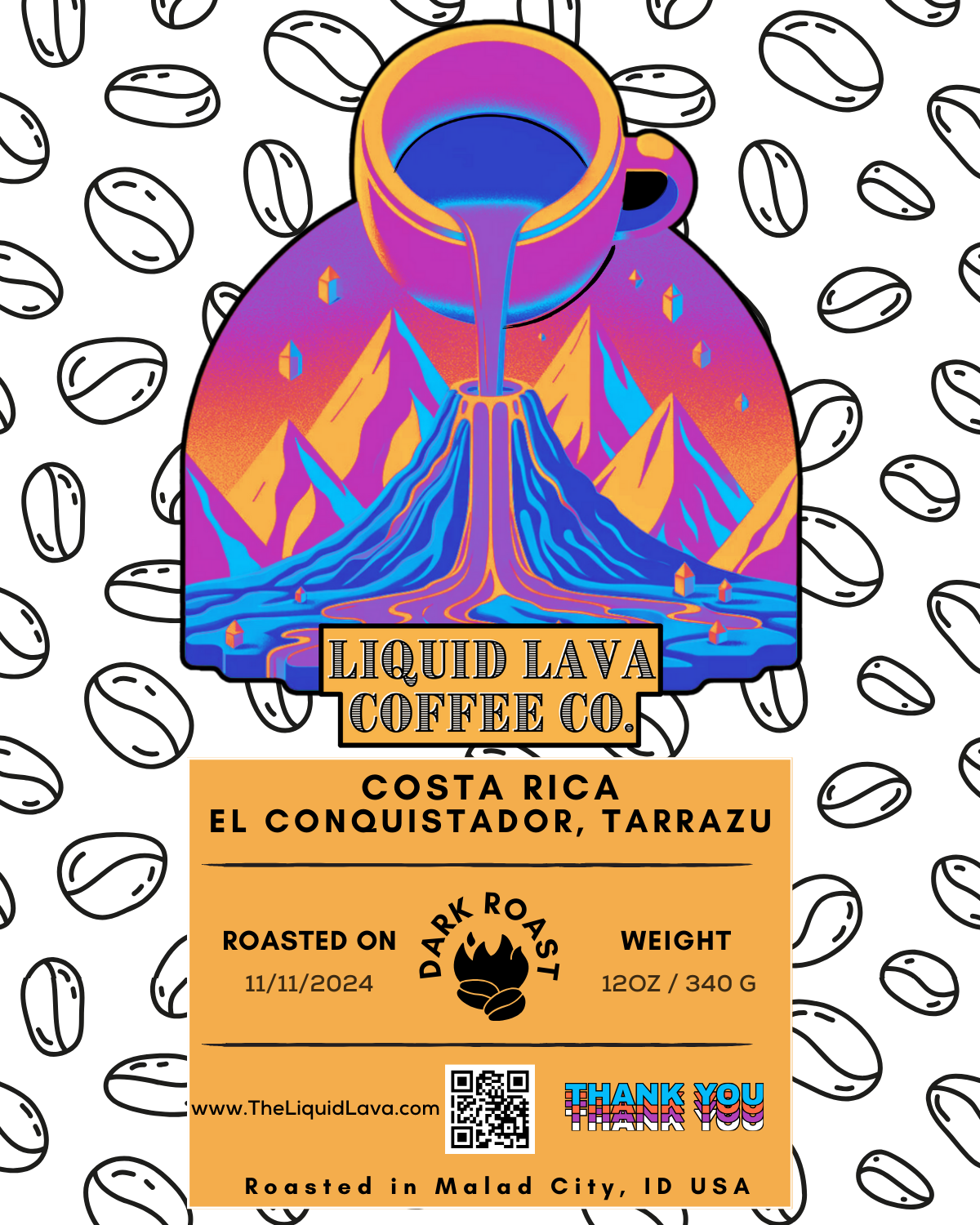 Liquid Lava Coffee Co. - Wholesale Coffee Pods - 12, 24, 50, 100 Single Origin Coffee Pods/Keurig/Single Cup2