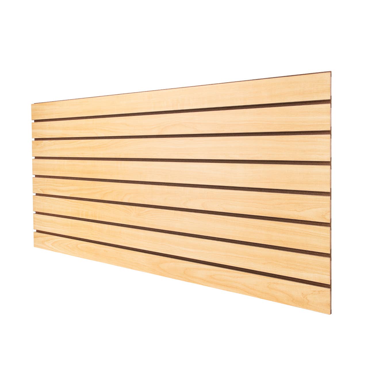 Store Supply Warehouse - Wholesale Retailer Display - Accessories - 2' X 4' Maple Horizontal Slatwall Easy Panels - Pack Of 2 5