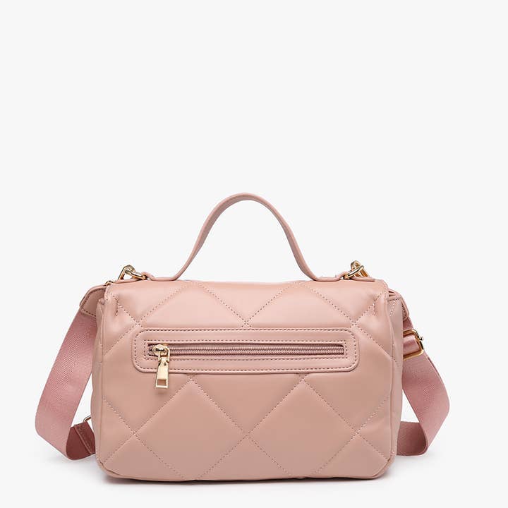 Jen & Co. - Wholesale Crossbody Bag - Women's - *SALE* EH2244 Harp Quilted Twist Lock Crossbody