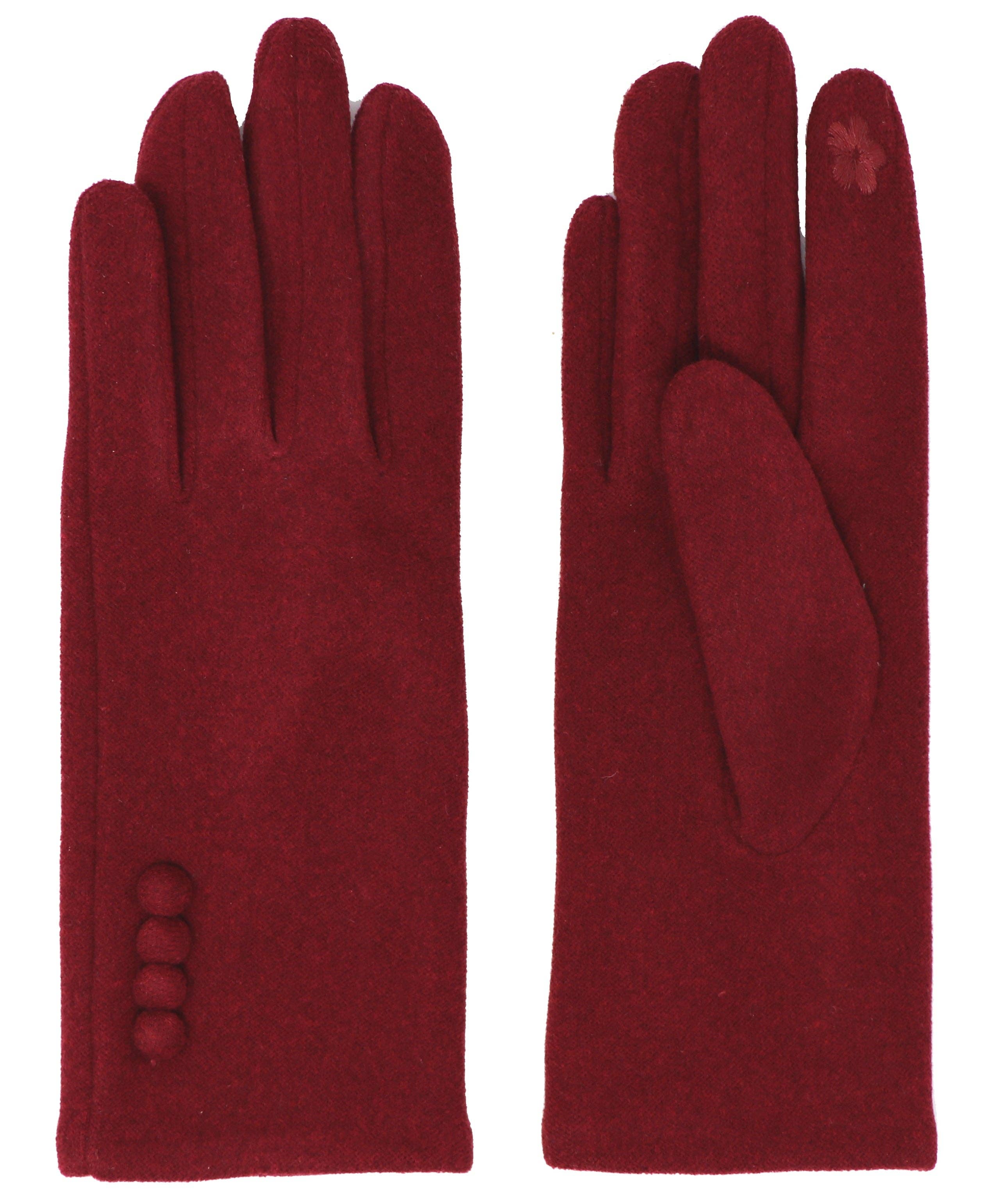 Alba Wholesale – wholesale Gloves – Women's – Four Button Touchscreen Gloves15