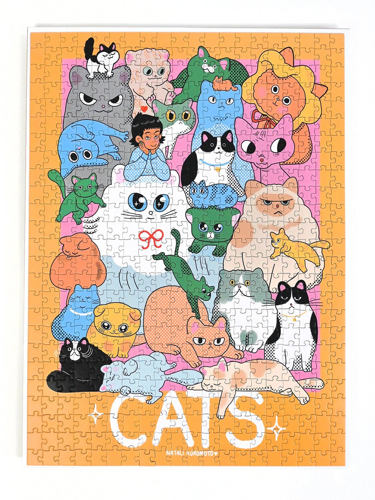 Natali Koromoto - Wholesale Puzzle - Adult - COMING SOON "CATS" 500 Piece Puzzle0