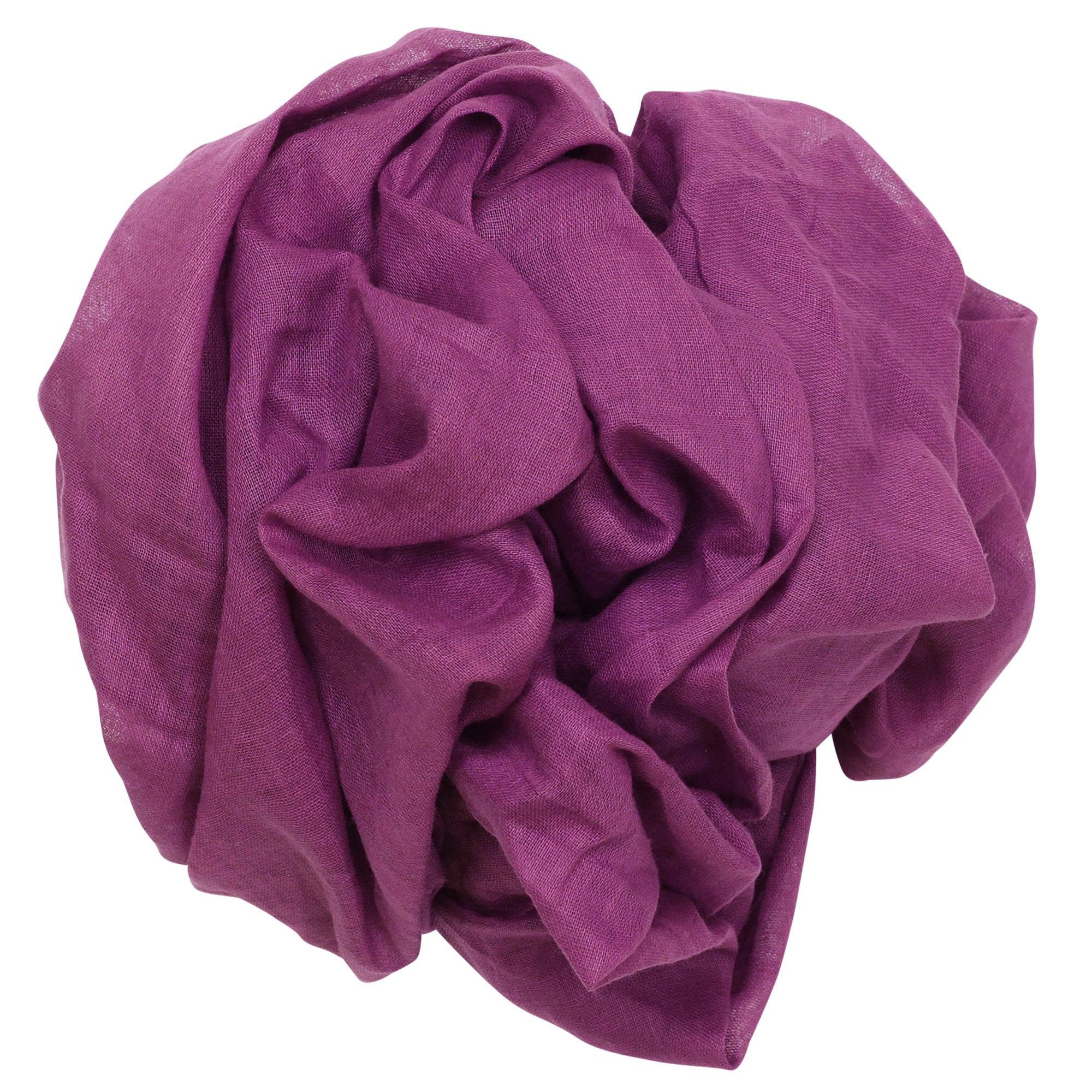 Tribal Trade GmbH - Wholesale Scarf - Unisex - Dark purple cotton cloth 100x100cm lightweight scarf shawl2