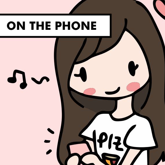 Texting Sarah Stickers for wholesale by Stickies by C&S