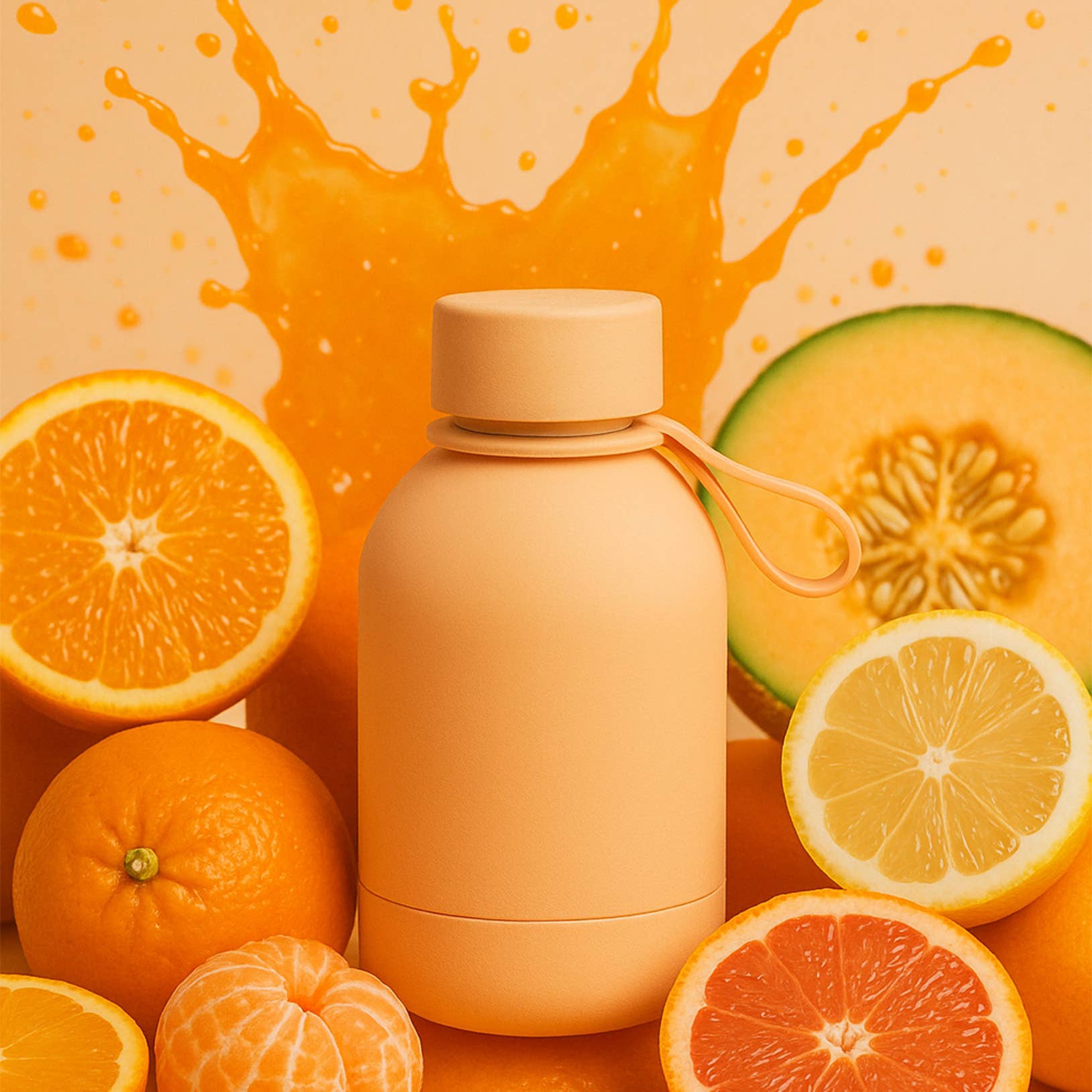 YOKO DESIGN - Wholesale Water Bottle - Insulated bottle - Blush - Ceramic -  Mimosa - 350ml1