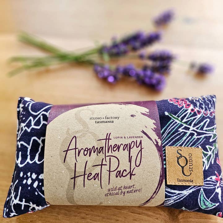 The Spotted Quoll Studio - Wholesale Heating Pad - Aromatherapy Heat/cold pack - Lupin & Lavender