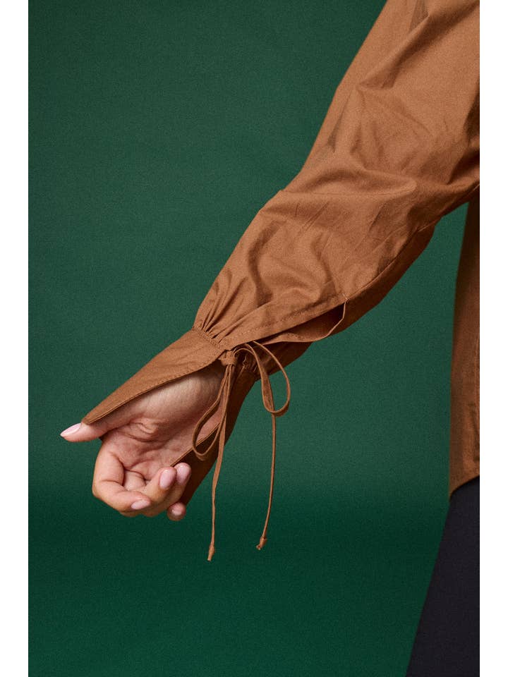 Papermoon - Wholesale Shirt - Women's - PT51052 - Oversized Button-Down Shirt - Cream8