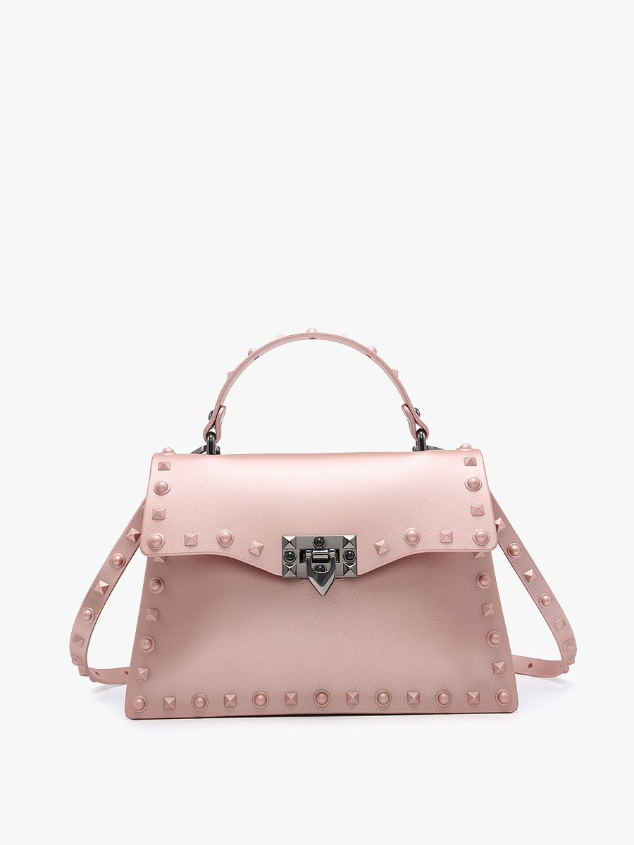 Jen & Co. - Wholesale Satchel - Women's - PP2044 Roxie Studded Crossbody/Clutch w/ Buckle Closure5