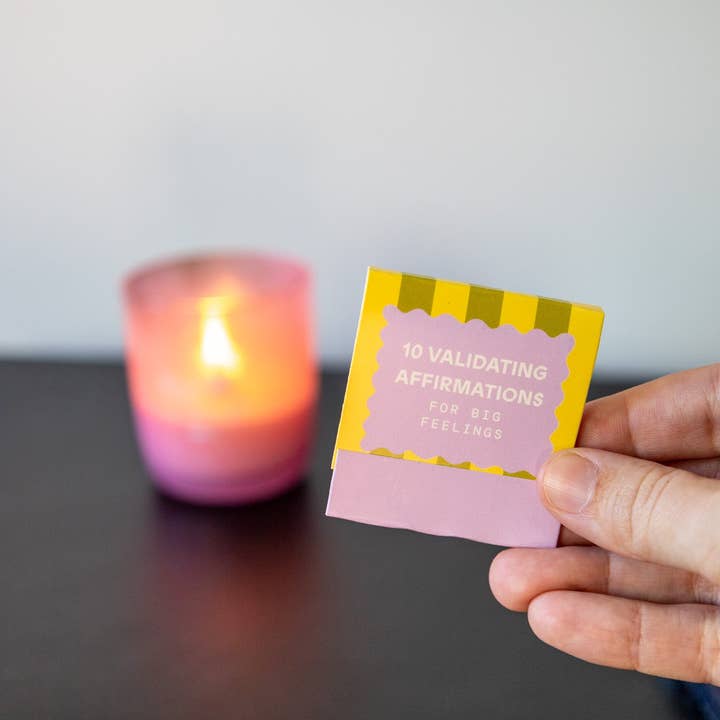 Lindy Stark Designs - Wholesale Matches - Feelings Affirmations Matchbook1