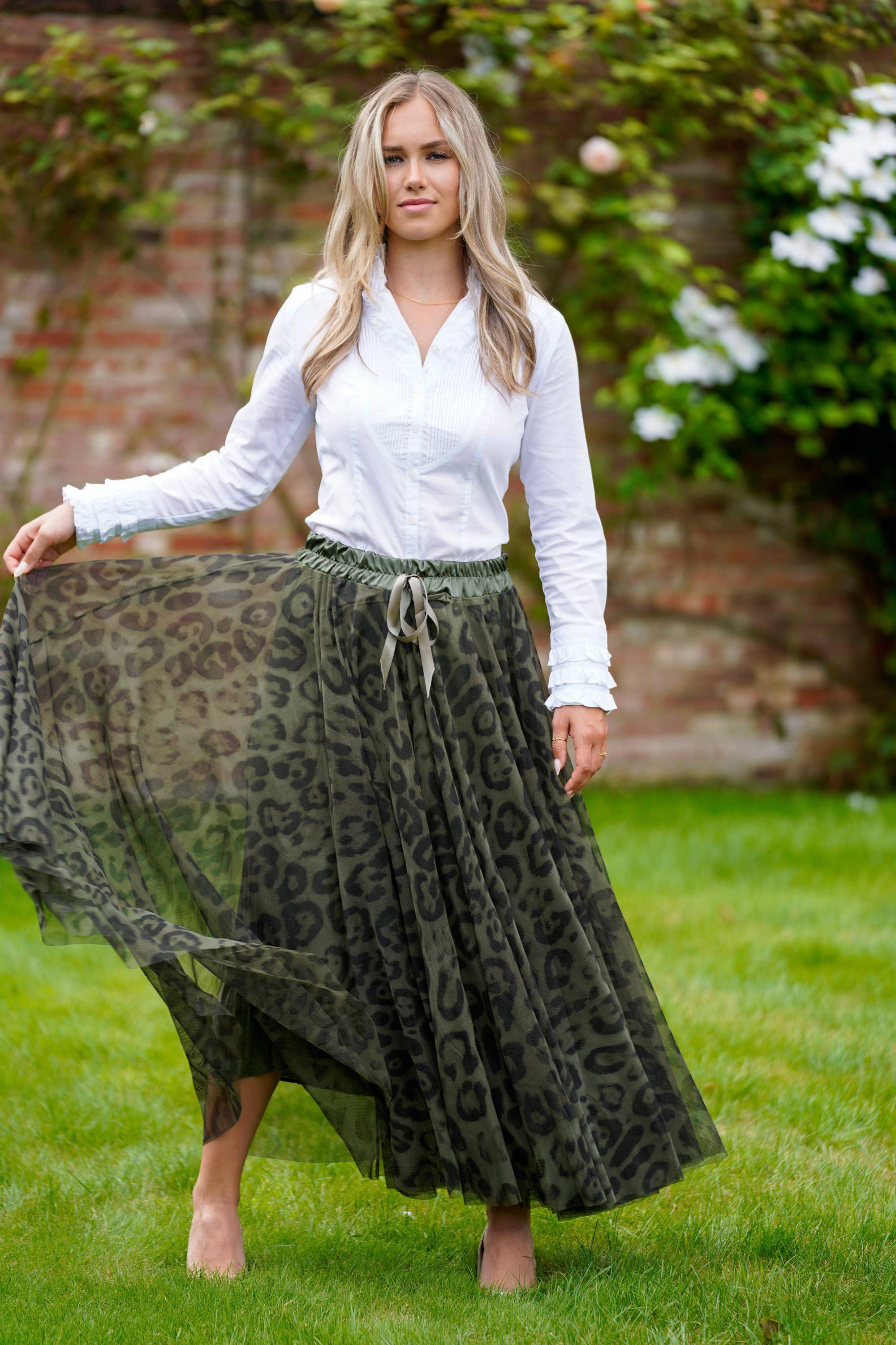 Ella and Cherry - Wholesale Skirt - Women's - Fara Leopard Tulle1