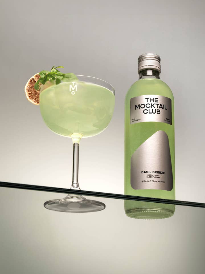 Mocktail Basil Breeze 49cl for wholesale by THE MOCKTAIL CLUB