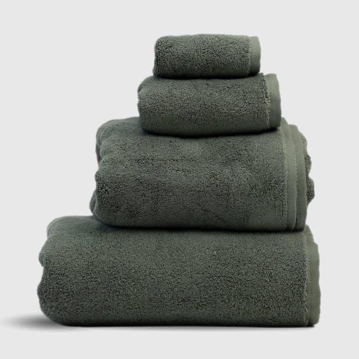 Luxe Bath Towels in Jade for wholesale by Teema Towels
