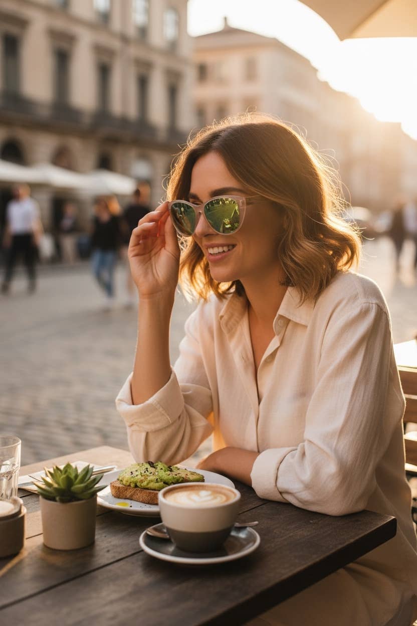 BOTTEGA SMERALDA - Wholesale Sunglasses - Women's - VALENCIA Powder Wooden Sunglasses9