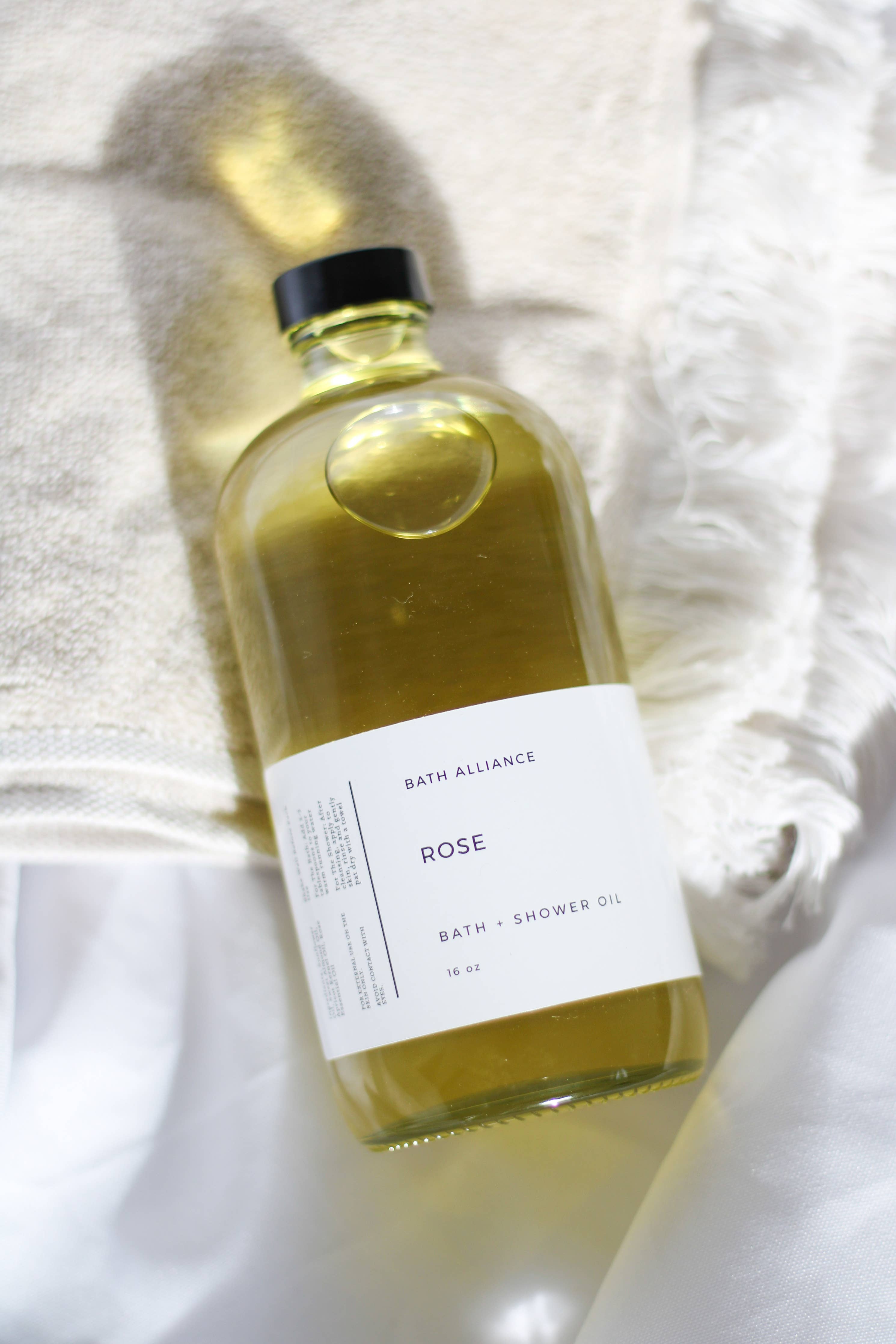 Bath Alliance - Wholesale Bath/Body Oil - Rose Bath + Shower Oil4