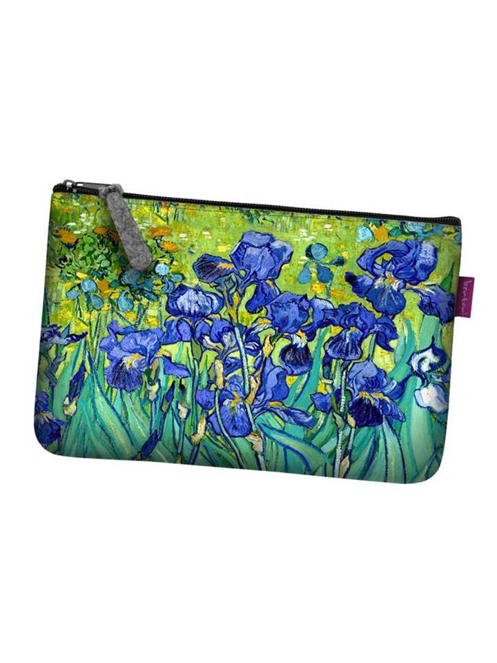 Iris Bertoni Pocket Line Clutch aus grauem Filz für den Großhandel von IngrossoBertoni by INCI Srl