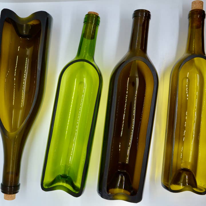 Hippie Glass - Wholesale Decorative Tabletop Object - Recycled Bottle Vessel