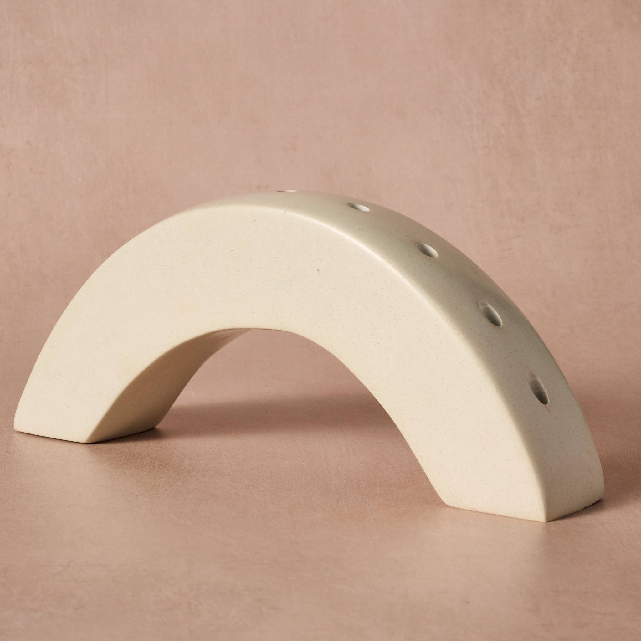 Ten Thousand Villages - Wholesale Menorah - Ahadi Arch Soapstone Menorah1