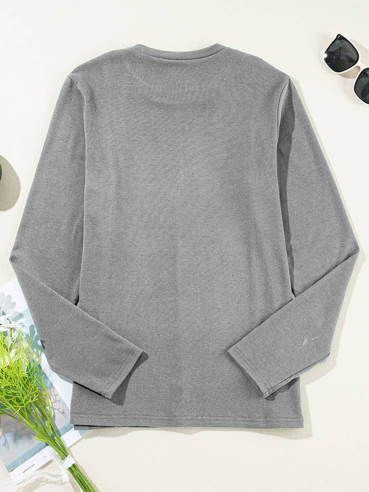 FASHION BLVD - Wholesale Knit Top - Women's - FB Solid Reverse Seam Crew Neck Long Sleeve Top10