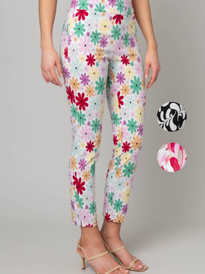 Printed Pull On Millennium Tapered Pant
for wholesale by Pine Apparel