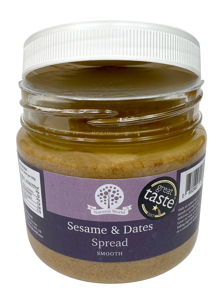 Nutural World — Sesam en Dadels Verspreid — Glad - 1 kg voor wholesale door Nutural World
