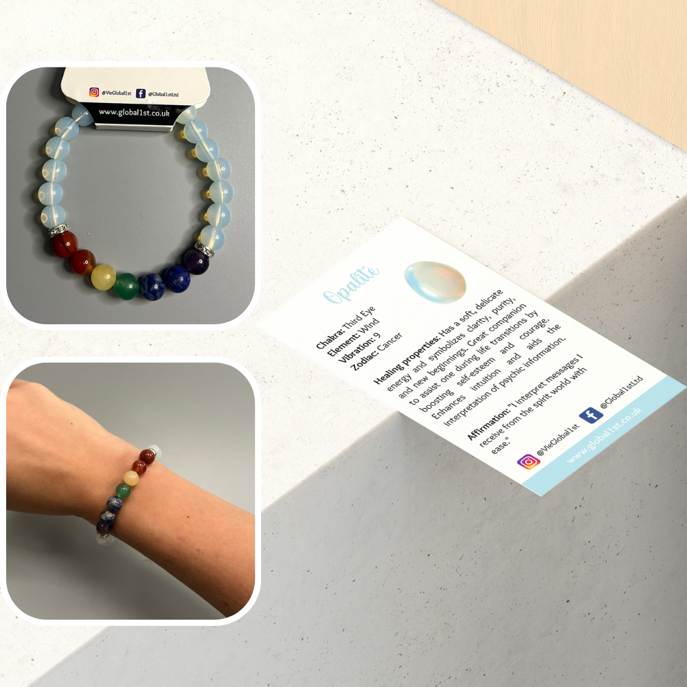 VIE - Venta al por mayor Pulsera de cuentas - Pulsera de cristal de 8 mm72