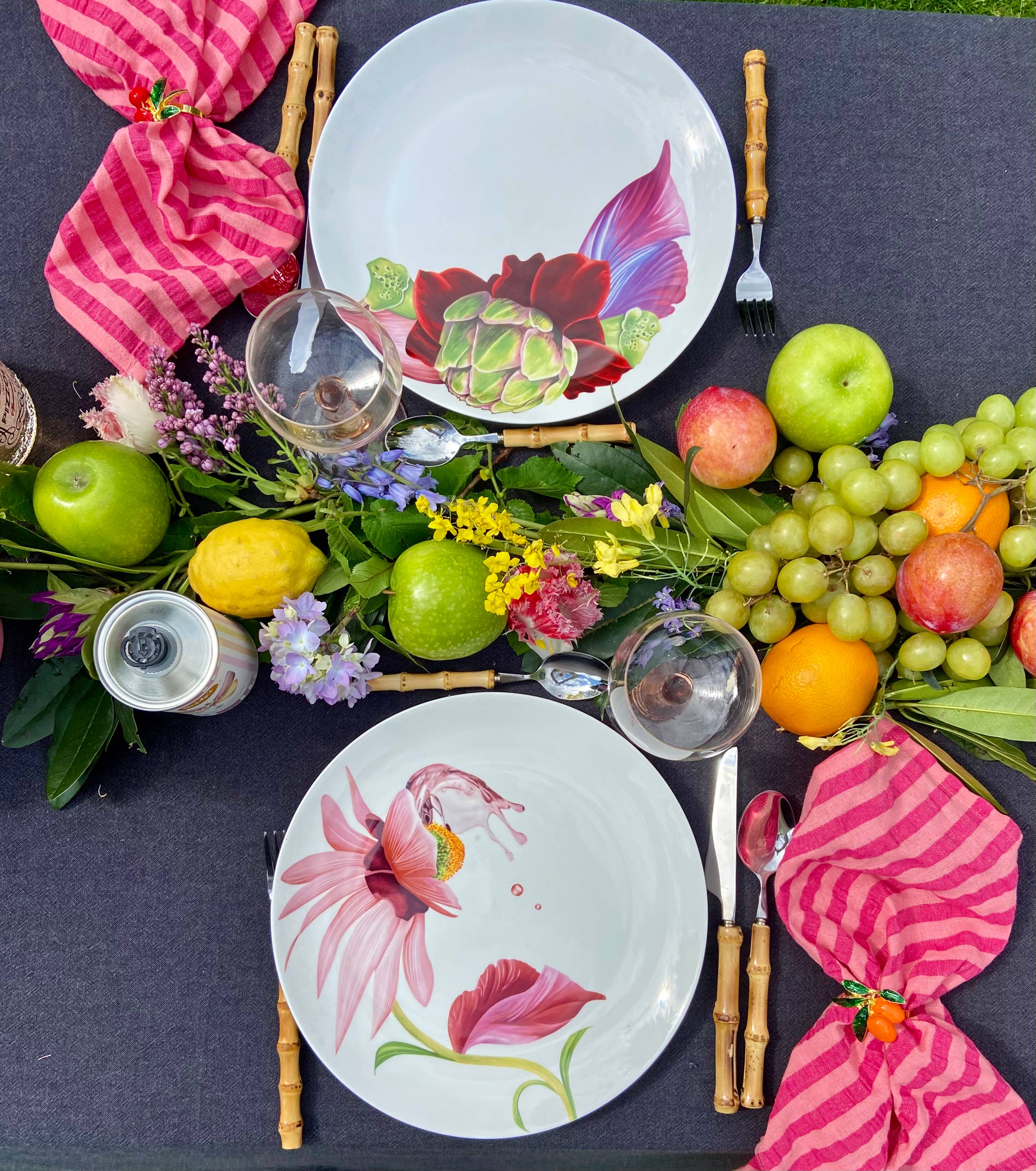 Bordy's - Vendita all'ingrosso Piatto - Botanical Wonders - Set di 4 piatti da cena15