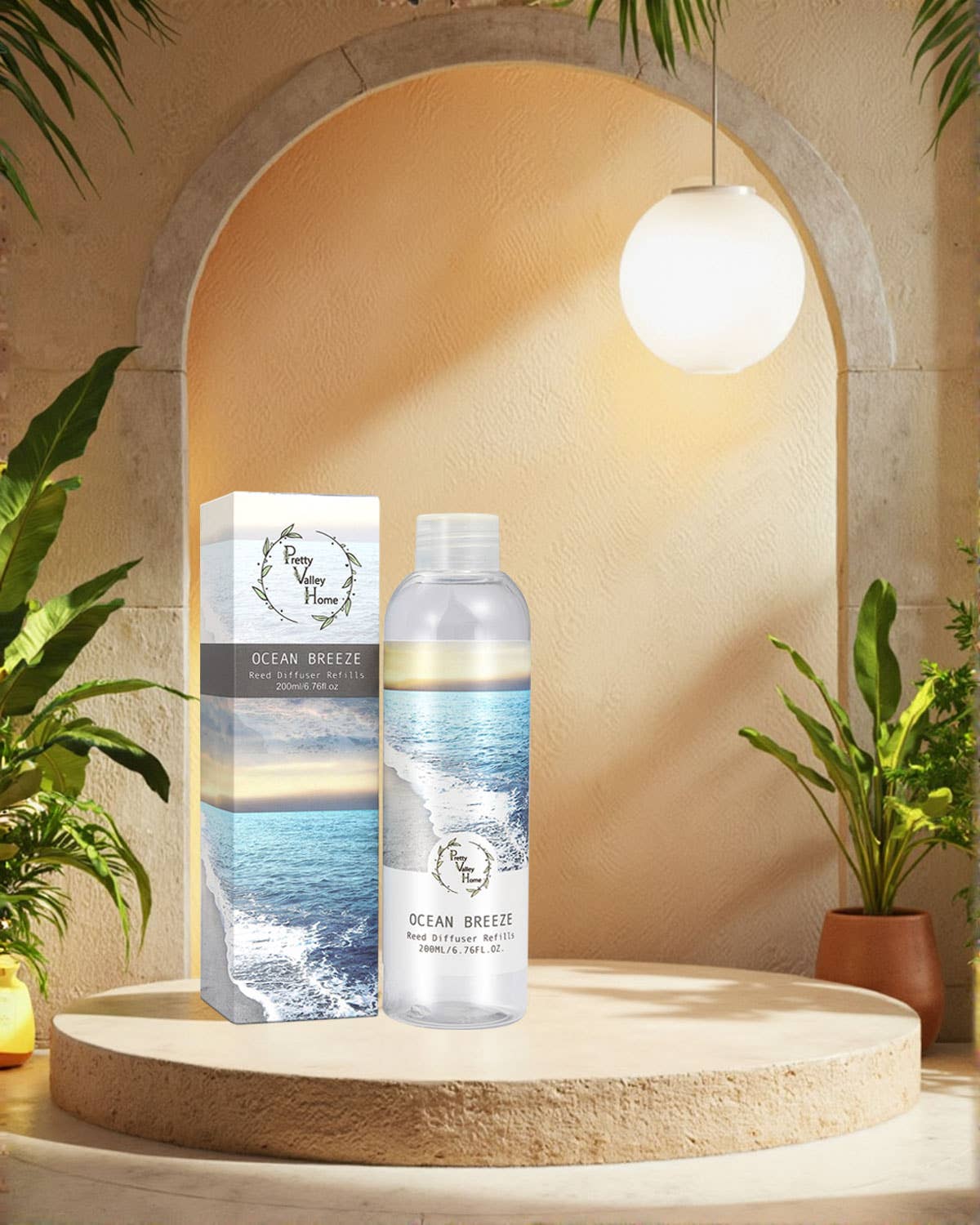 Pretty Valley Home - Wholesale Fragrance Oil - 200ml/6.76 Fl.Oz Reed Diffuser Refill, Fragrance Oil4