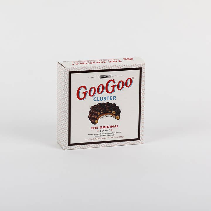 Goo Goo Cluster - Wholesale Chocolate Covered Sweets - Original 3 Count Box (12 count case)