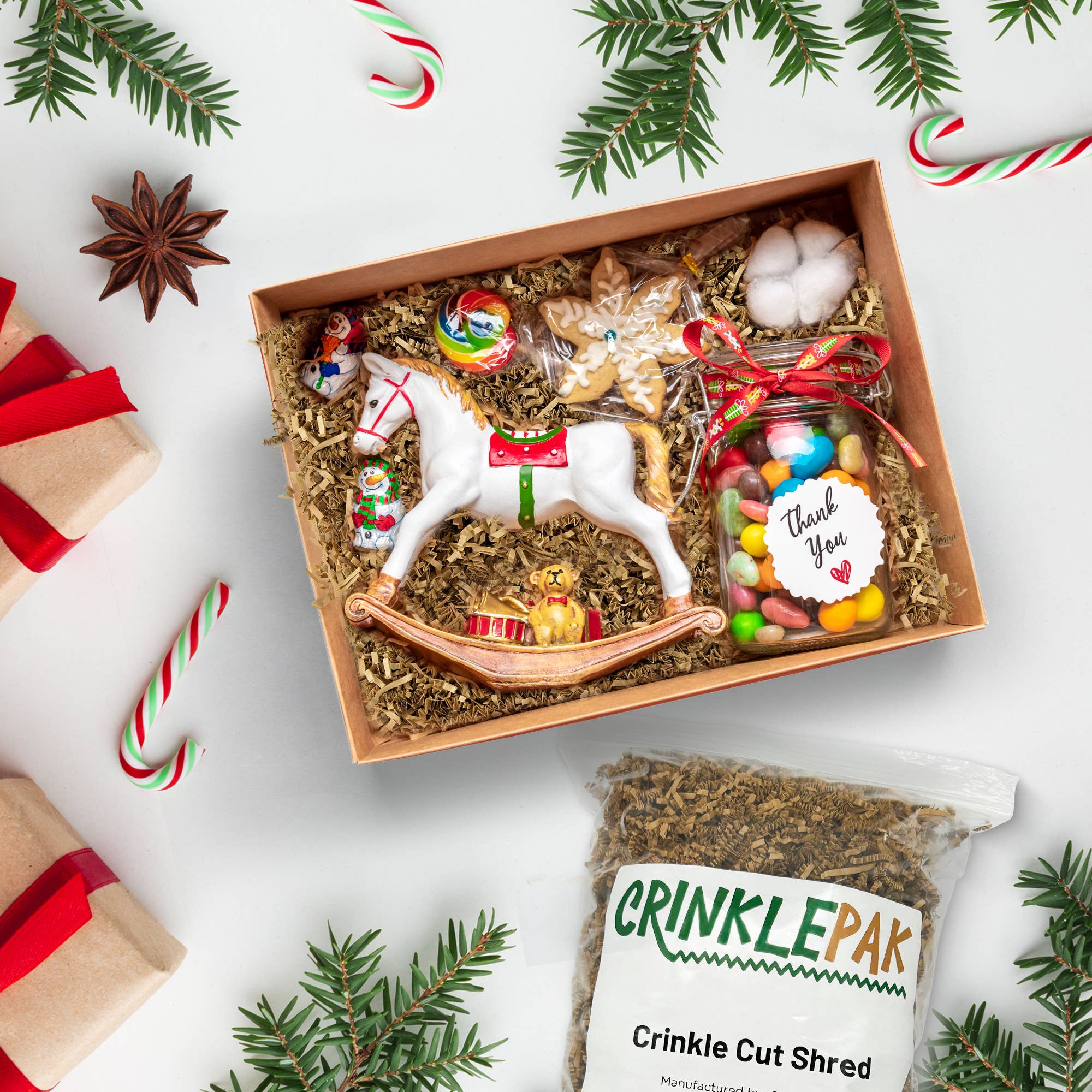 Imperial Foods – Großhandel Verkaufsdisplay – Schreiben & Schenken – 10LB Rosa Knitterpapier1