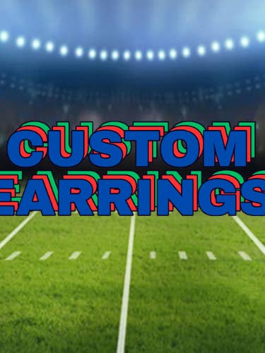 Customizable Team Earrings for wholesale by Southern Designs by Kristy
