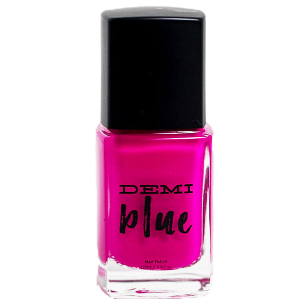 DEMIblue Clean and Vegan Nail Polish - Wholesale Nail Polish - 80’s Lipstick – Bright Fuchsia Vegan Nail Polish8
