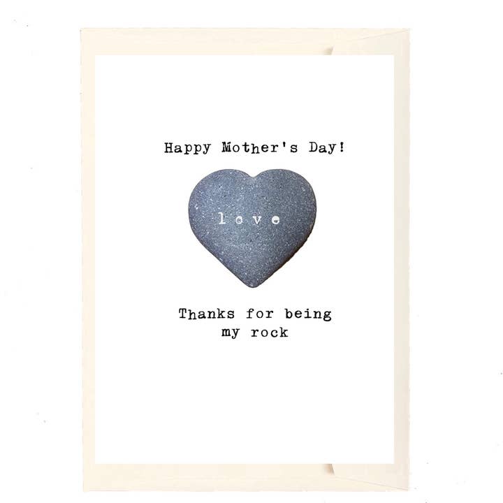 HAPPY MOTHER'S DAY Thanks for being my rock for wholesale by Paperlove Boutique