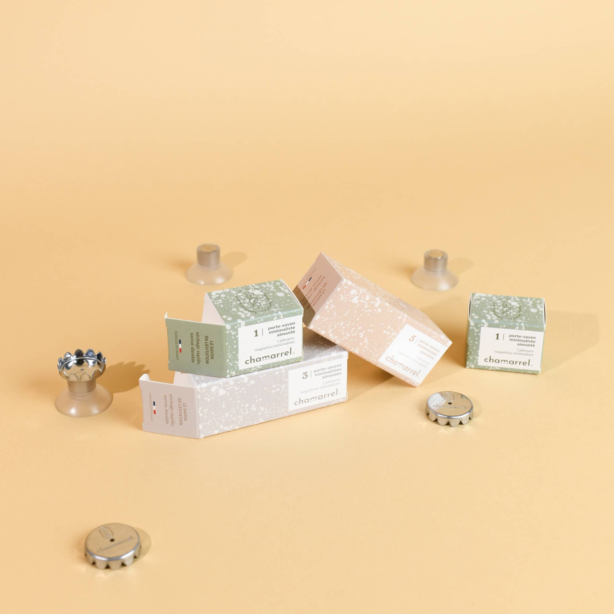 CHAMARREL – Saboneteira por atacado – Saboneteira magnética | Caixa de 113