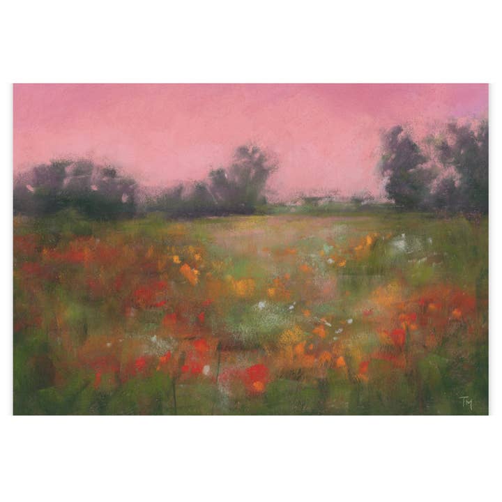Ethereal Dream Soft Pastel Giclée Art Print for wholesale by Tiffany Mackay Art