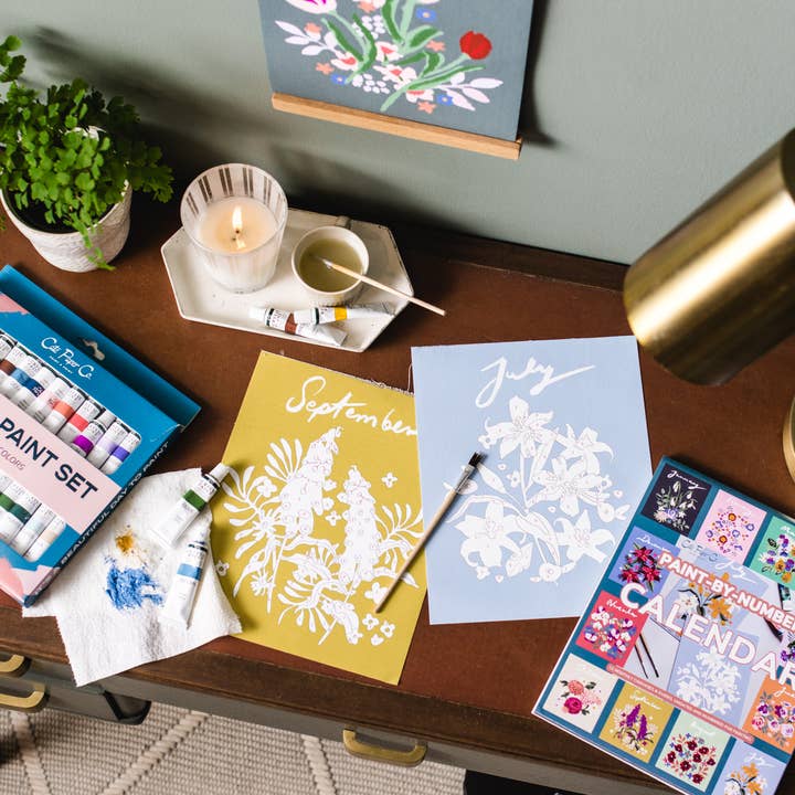 Cate Paper Co. - Wholesale Calendar - Paint-by-Number Calendar Kit