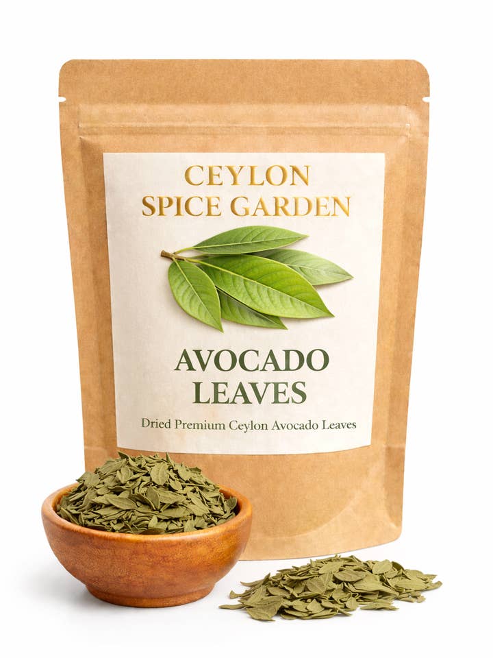 Avocado Leaves Dried - Organic Ceylon | Ceylon Spice Garden for wholesale by Ceylon Spice Garden