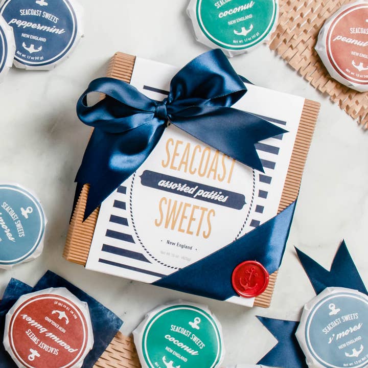 Seacoast Sweets - Wholesale Chocolate Box - The Assorted 8-Patty Box1