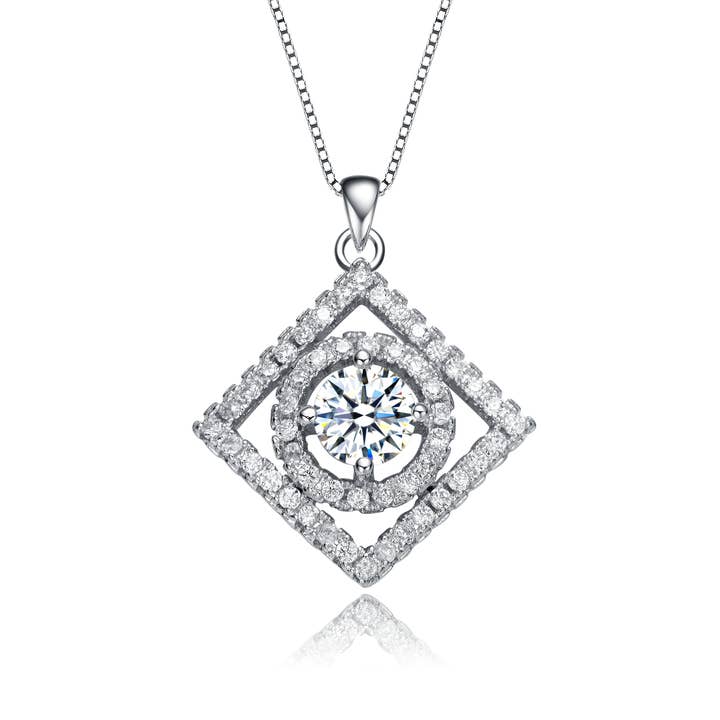 White Gold Plated Pendant(7533) for wholesale by Rachel Glauber