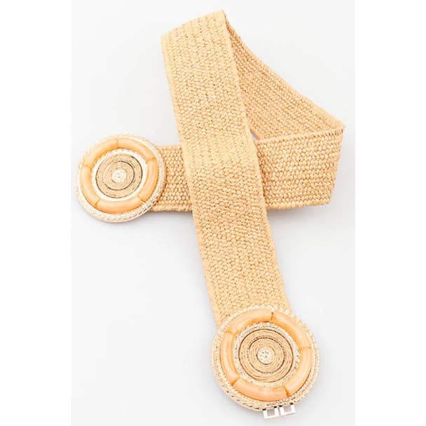 LOOWIE - Wholesale Belt - Women's - 13036 Raffia Belt Loowie7
