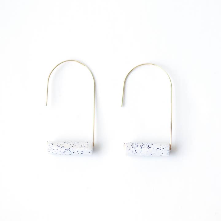 Brincos Threader Bar Salpicado por atacado de Simplee Made Designs