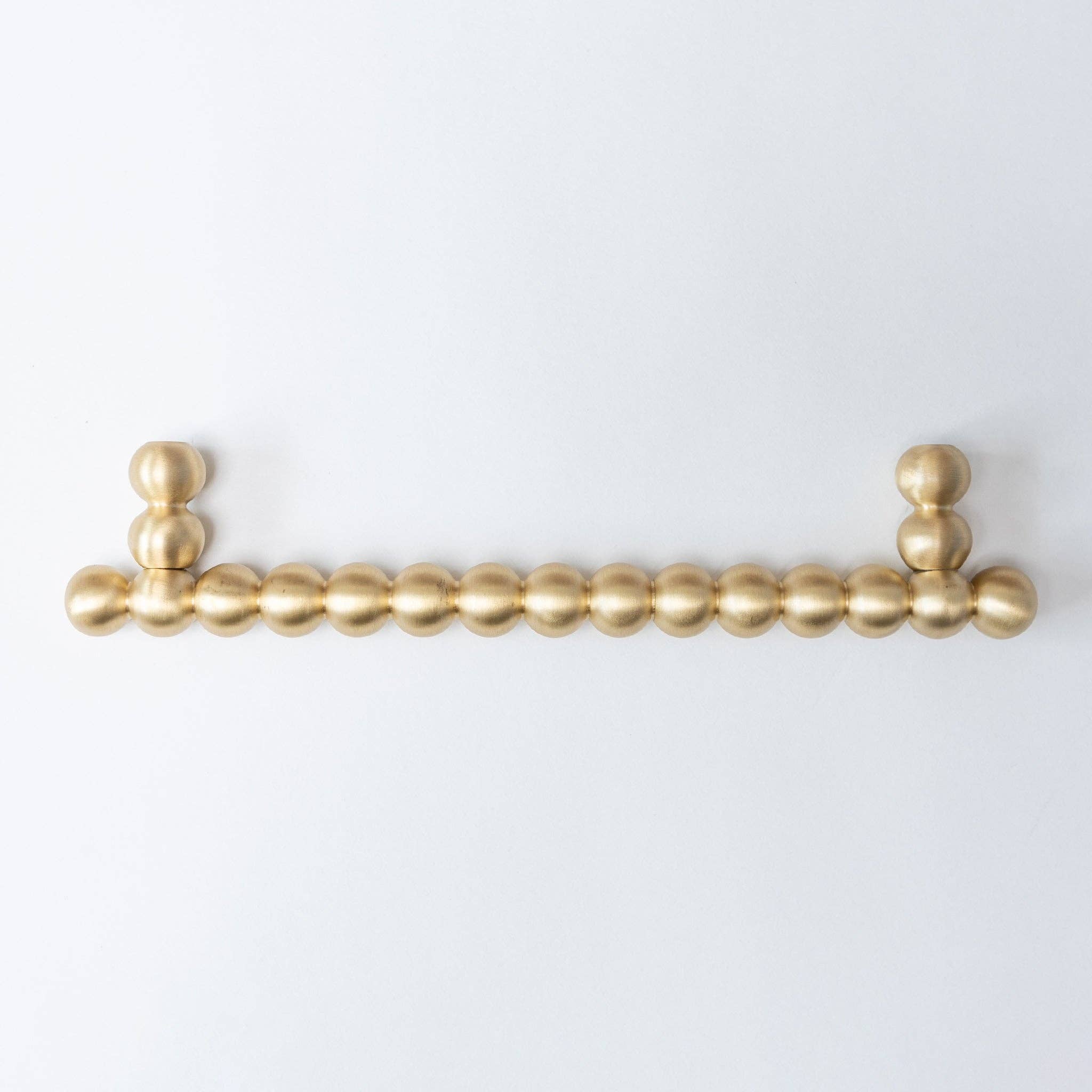 Brass bee – wholesale Knob/pull – Solid Brass Beaded Cabinet Pull Handles & Knobs - Satin Brass Finish5