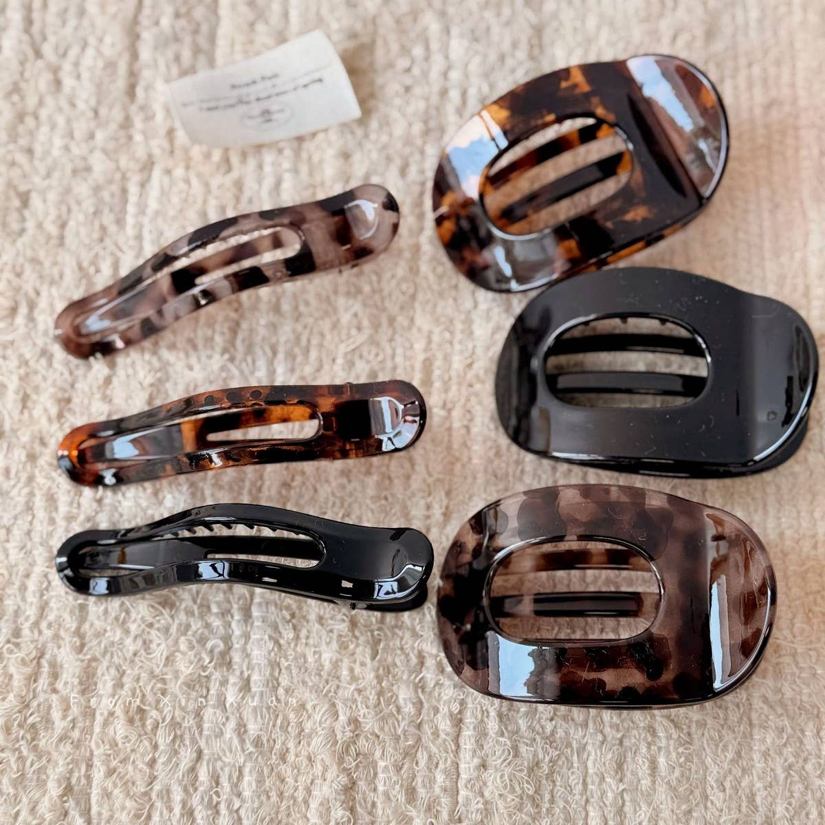 ACCITY - Wholesale Hair Clip - Women's - Black Bow Hair Clip Elegant Side Bangs Style_CWAHA081326