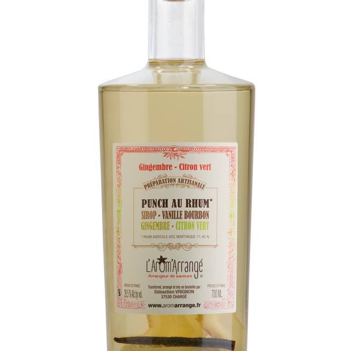 L'Arôm'Arrangé - Wholesale Pre-Mixed/Ready-Made Alcoholic Drinks - Ginger Lime Arranged Rum 70cl1