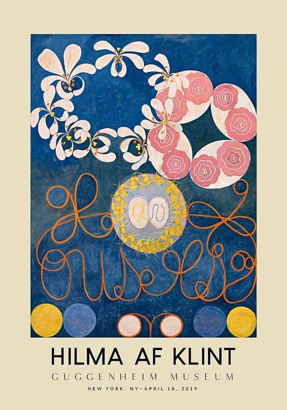 Rock Paper Scissors Wall Art - Wholesale Art Print - Hilma Af Klint The Ten Largest No. 1 Guggenheim Exhibition P0